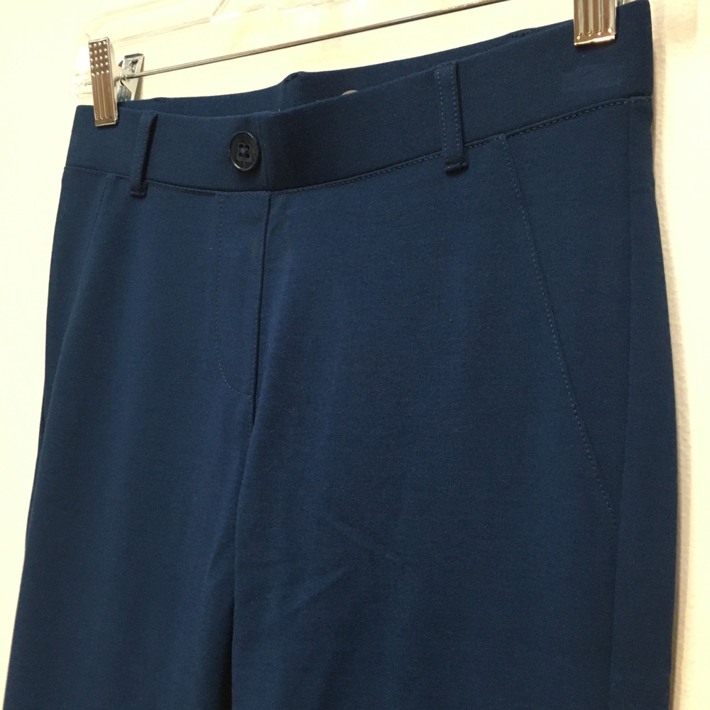 Betabrand Bootcut Stretch Dress Pant Yoga Pants Women's XS Blue Workleisure - Picture 4 of 10
